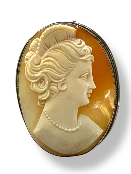 Broche Mandile 1922 Mujer Cammei antichi in Plata Conchiglia 2MCICMMAU9 - 2MCICMMAU9